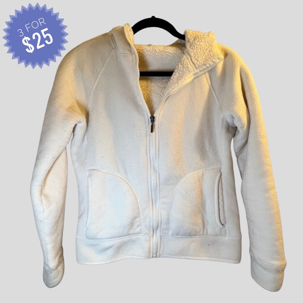 Sale George Women’s Fleece Jacket S Sherpa Cream
